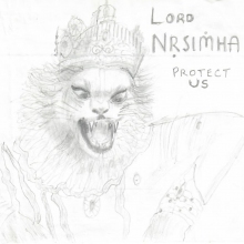 Drawing by inmate Krishna Kirtan dasa —from Virginia.