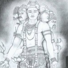 Drawing by unknown inmate. “THE UNIVERSAL FORM”